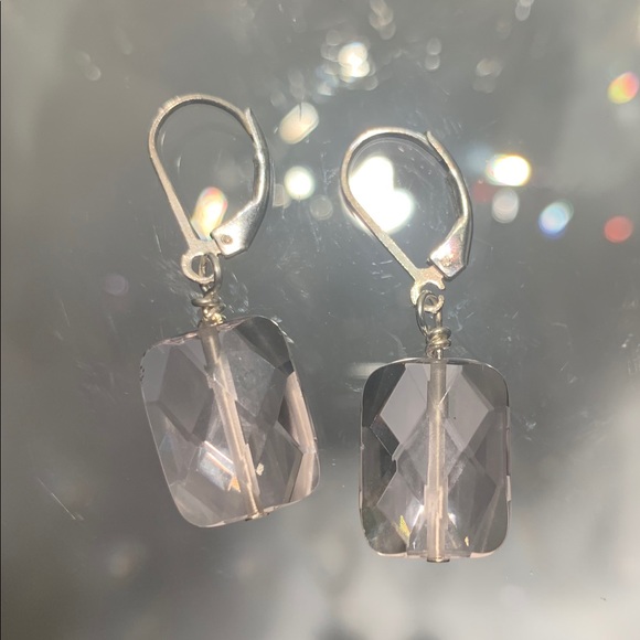 Rose Quartz. Faceted the earrings SS. - Picture 5 of 7